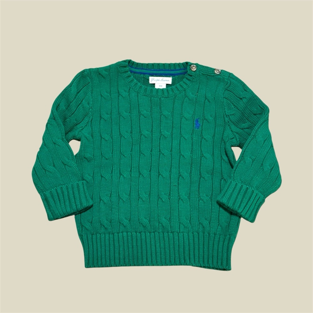 RL baby Cable Knit Sweater